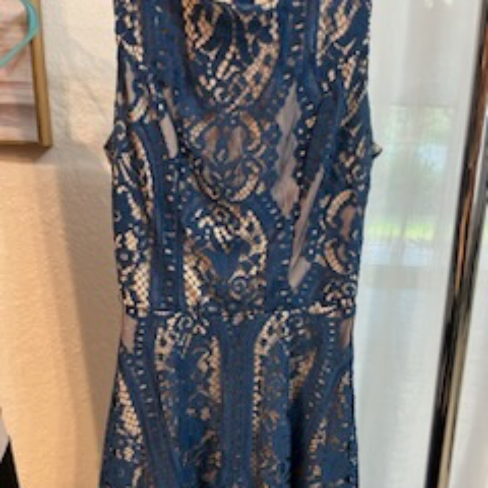 Lacey turquoise dress